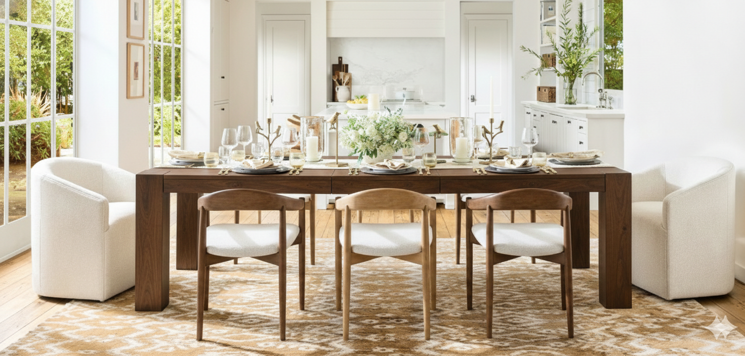 Dining table solid wood